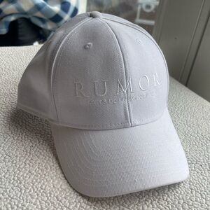 Rumor Cotes De Provence Rose white wool blend ball cap hat